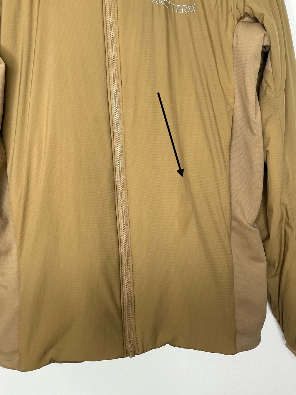 Arc'teryx Men's Atom Light Hooded Insulated Jacket in Tan Size XSmall - Picture 15 of 16